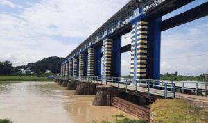 Bendung Pengendali Banjir Wilalung di Kabupaten Kudus. /Foto:Dok/
